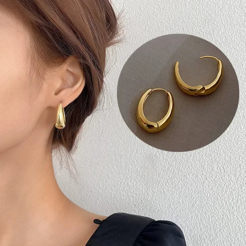 Chunky Gold Earrings